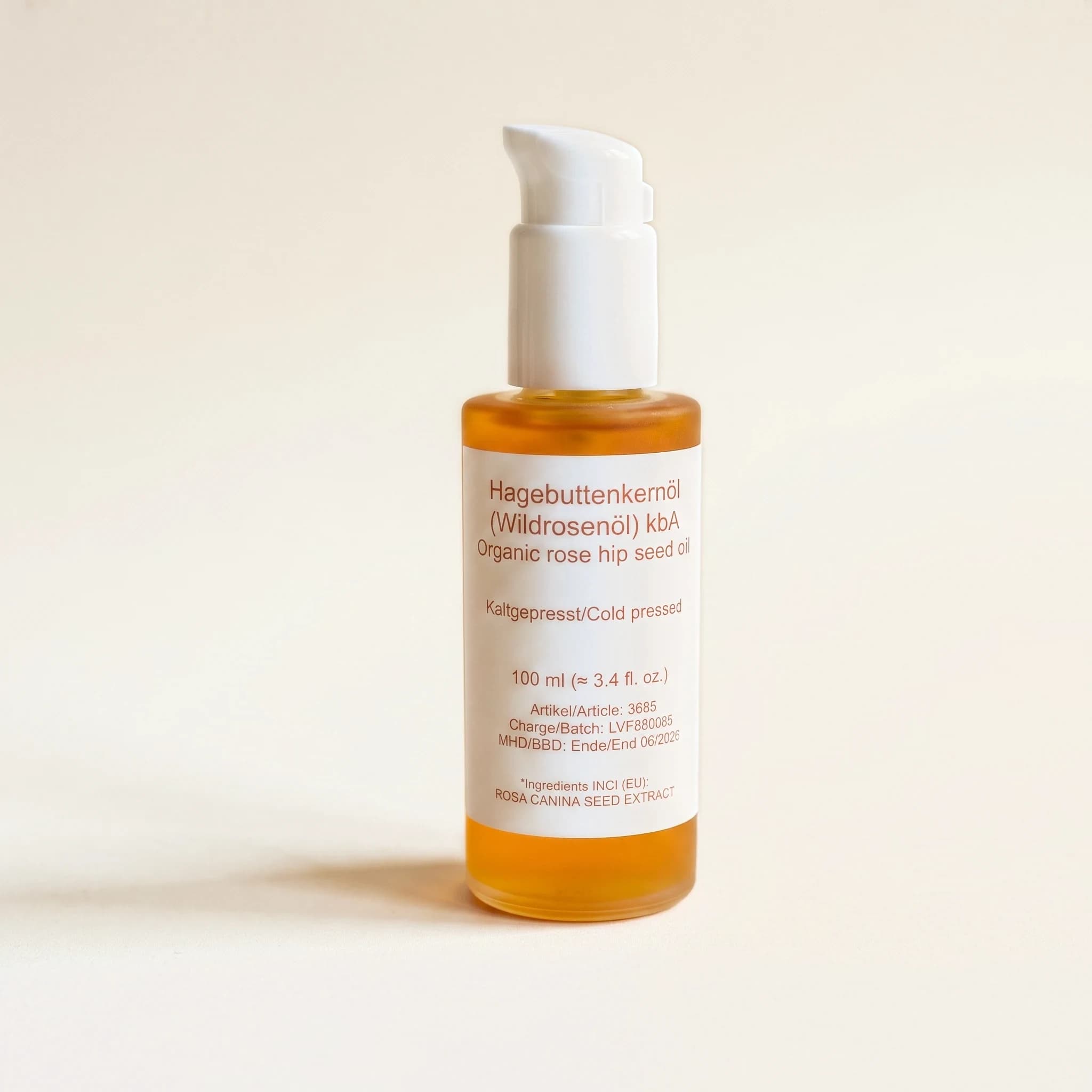 Økologisk hybenkerneolie, 100 ml
